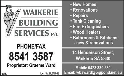 banner image for Waikerie Building Services