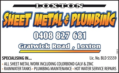 banner image for Loxton Sheet Metal & Plumbing