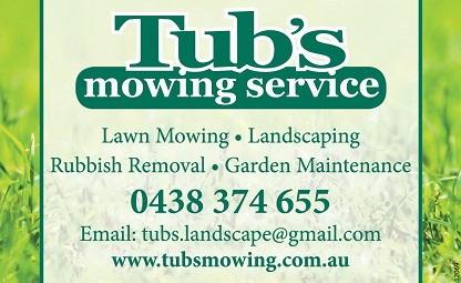 banner image for Tubs Mowing Service