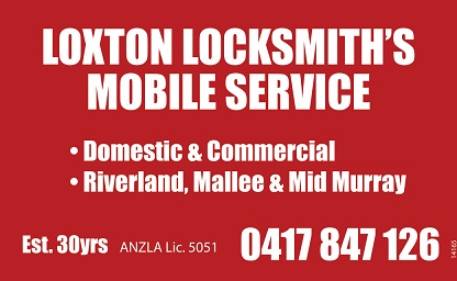 banner image for Loxton Locksmith's