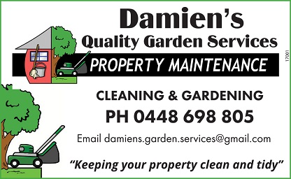 banner image for Damien's Quality Garden Services