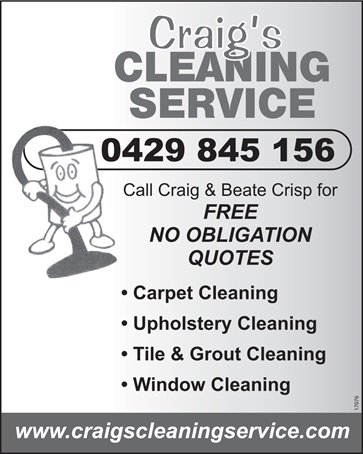 banner image for Craig's Cleaning Service