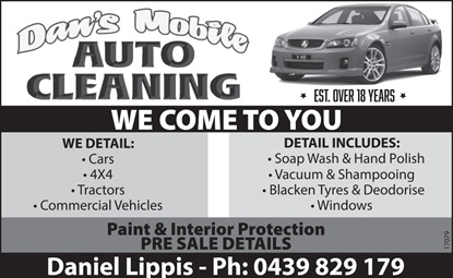 banner image for Dan's Mobile Auto Cleaning
