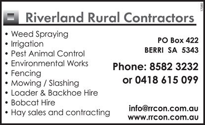 banner image for Riverland Rural Contractors
