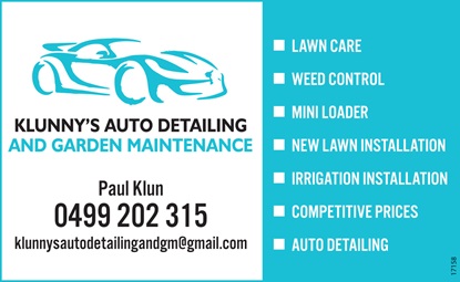 banner image for Klunny's Auto Detailing & Garden Maintenance